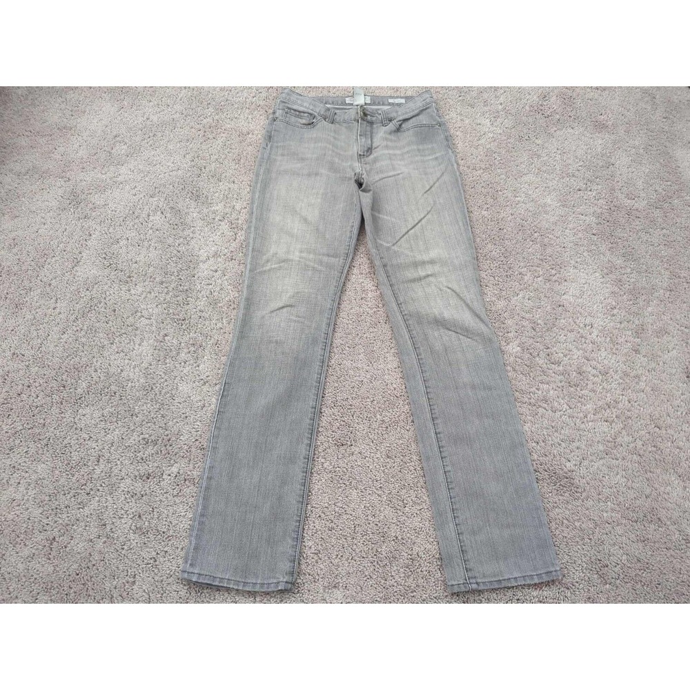 Seven7 Jeans Mens 29 Gray Denim Zip Fly Slim Straight Made in Hong Kong